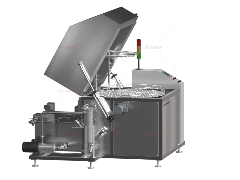 单工位轻型旋转喷淋清洗机