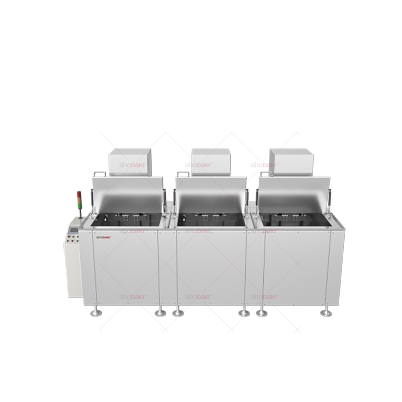 手动三槽带抛动超声波清洗机